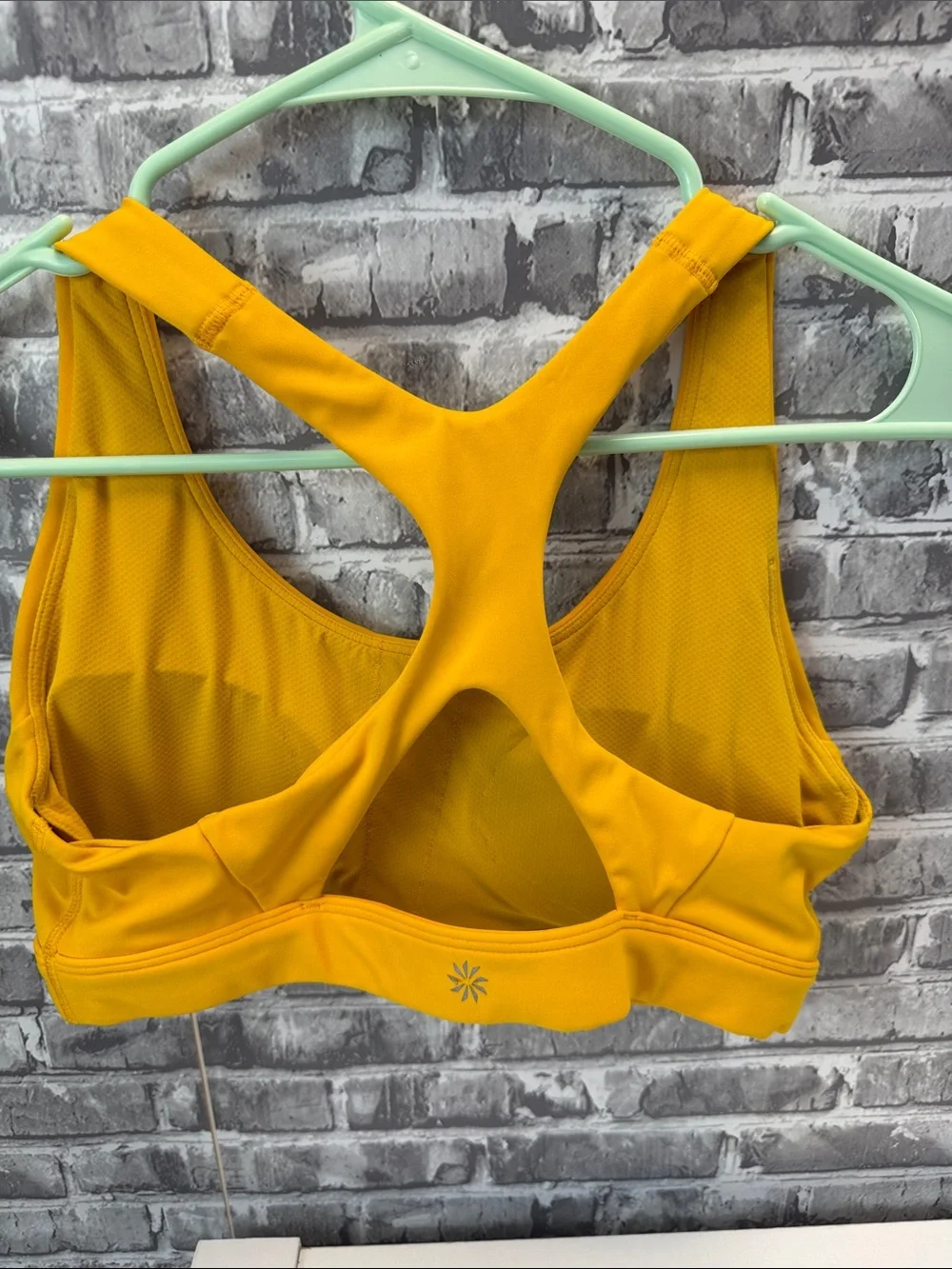 Athleta Women’s‎ Racerback Sports Bra - Mustard Yellow